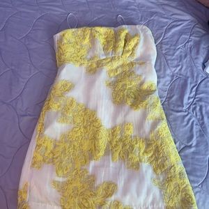 Free people strapless dress